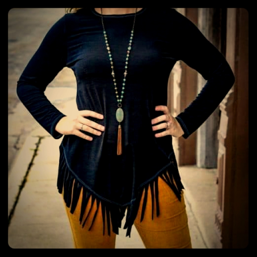 L&B Fringe Tunic